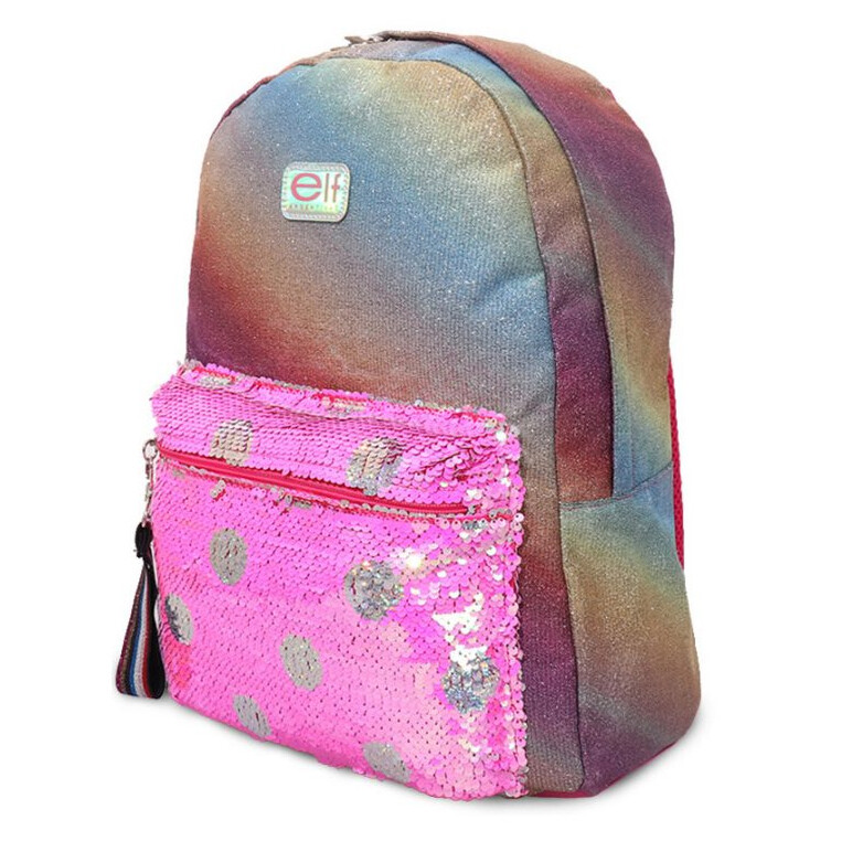 Mochila Elf Espalda T.libre 3521 Glitter/lentejuelas Berrini