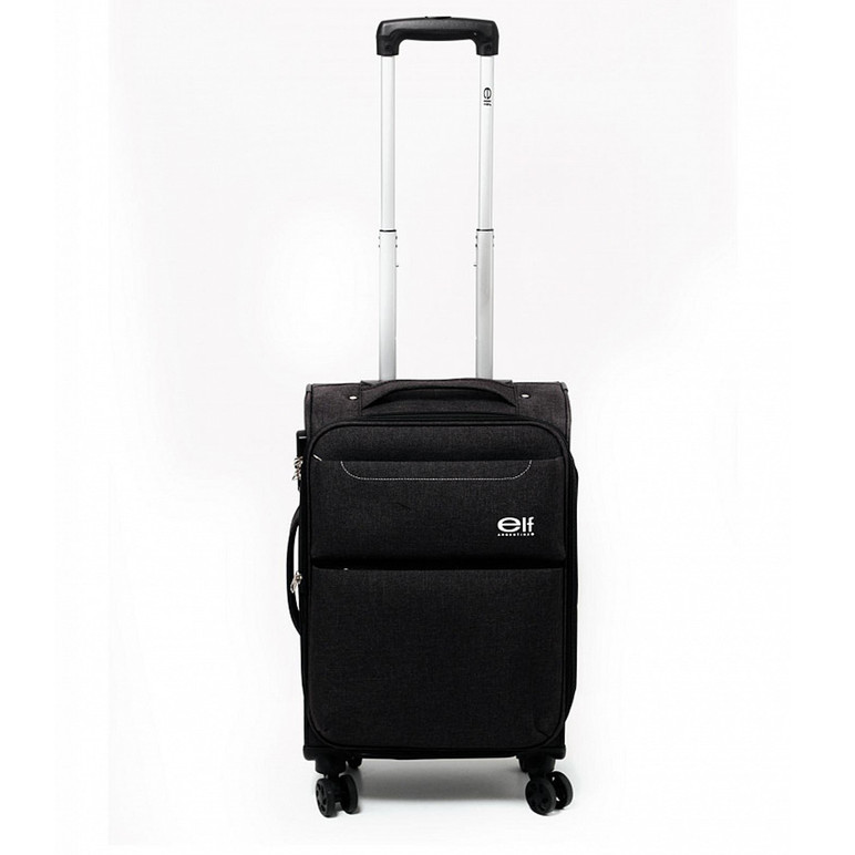 Valija Elf 4170/20 C/carro 4 Ruedas Negra Berrini