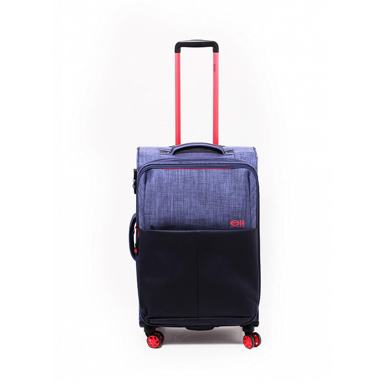 Valija Elf 4180/24 C/carro 4 Ruedas Azul Berrini